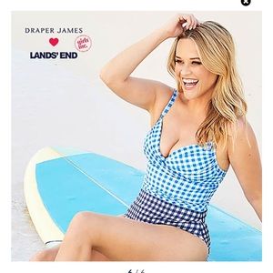 Draper James ♥️ Lands End D cup Swim